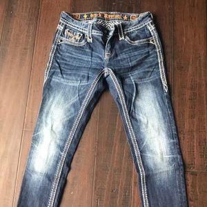 Size 26 Dee Skinny Rock Revival Jean
